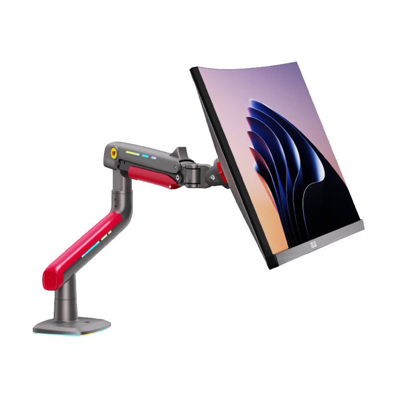 Northbayou L50 Gaming Monitor Arm Red with RGB