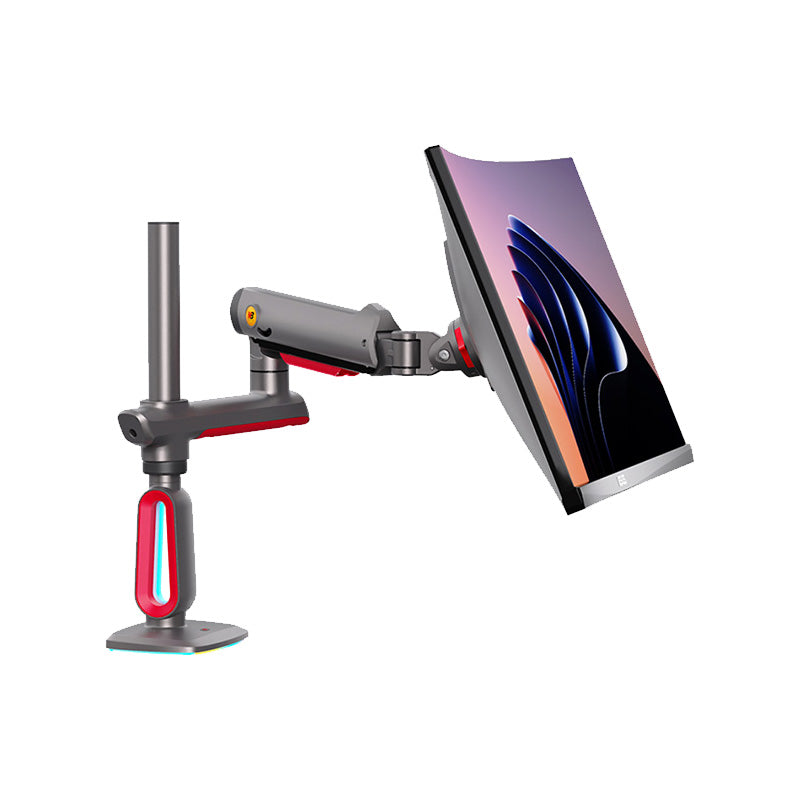 Northbayou L70 Gaming Monitor Arm Red with RGB