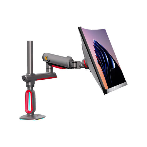 Northbayou L70 Gaming Monitor Arm Red with RGB
