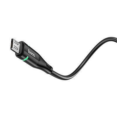 HOCO U93 Shadow Micro Charging Cable (Black)