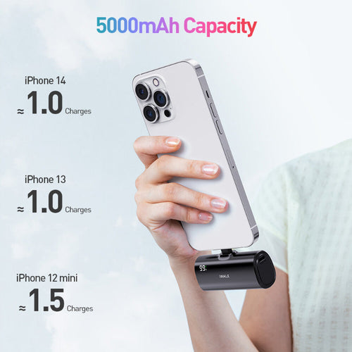 iWalk Linkpod X 5000mAh 20W Fast Charge 2-in-1 PB (Black)