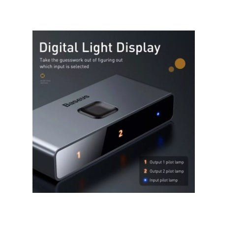 Baseus CAHUB-BC0G Matrix HDMI Switch (Grey)