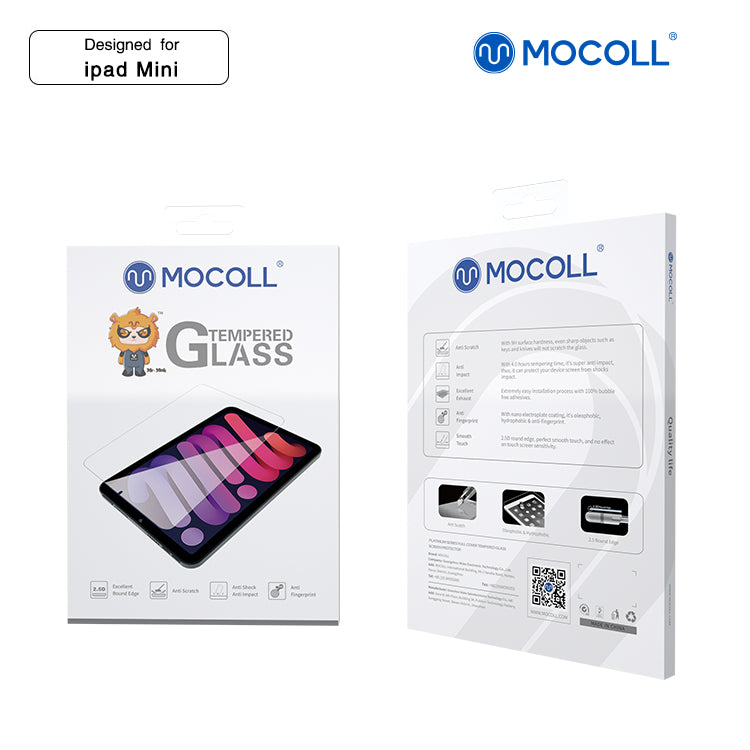 Mocoll iPad Mini (2021) 2.5D Tempered Glass Protector