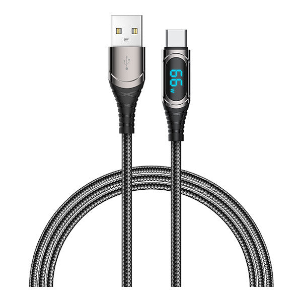 Recci RTC-P21C USB-A to Type-C 6A Charging Cable 1.2M (Black)