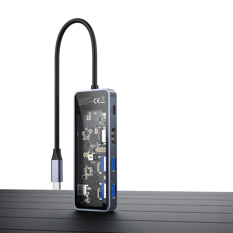 Recci RH16 5in1 PD 100W Multifunction Docking Station