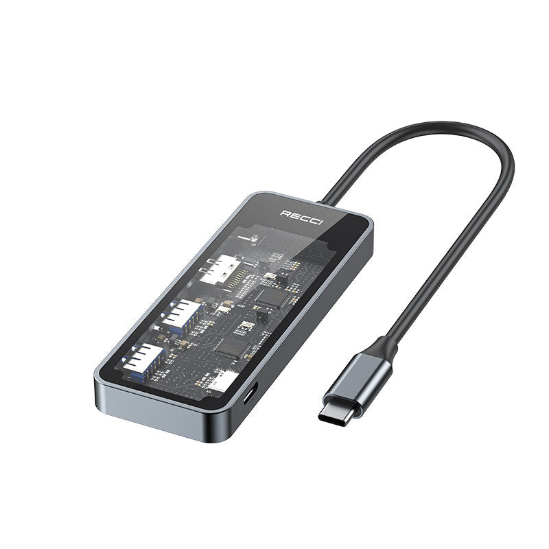 Recci RH16 5in1 PD 100W Multifunction Docking Station