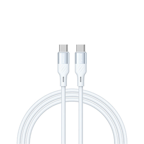 Recci RS22CC PD100W C-C Fast Charge Silicon Data Cable (1.5M) - Blue