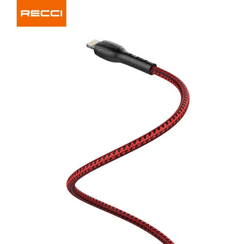Recci RTC-N16C USB-A to Type C 3A Charging Cable 1M (Red)