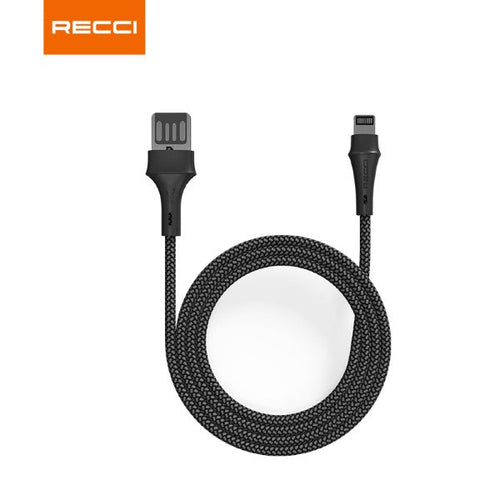 Recci RTC-N19C USB-A to Type C 3A Charing Cable 1M (Black)