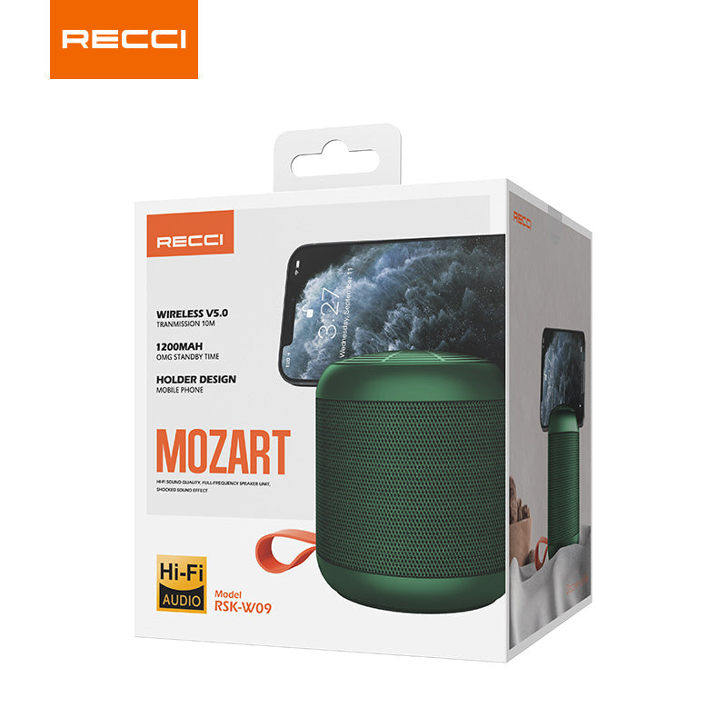 Recci RSK-W09 Mozart v5.0 Wireless Speaker, Green