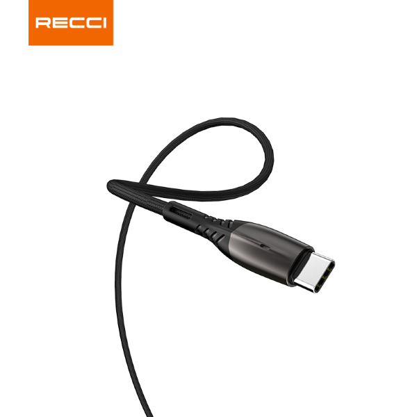 Recci RTC-P01C USB-A to Type C 5A Charging Cable 1M (Black)