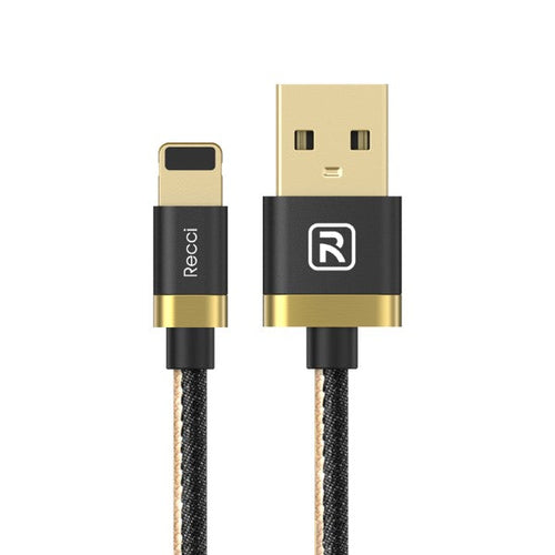 Recci RCT-K100 USB-A to Type C 3A Charging Cable 1M (Black)