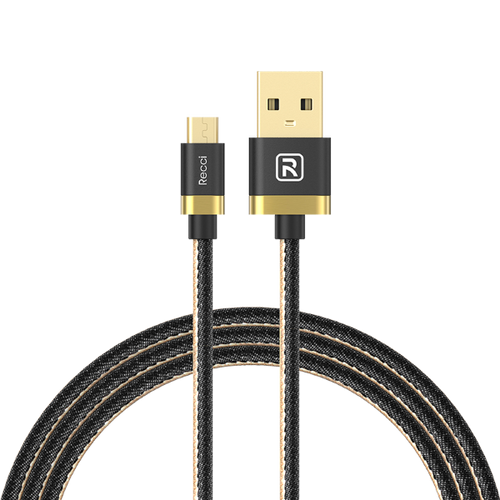 Recci RCT-K100 USB-A to Type C 3A Charging Cable 1M (Black)