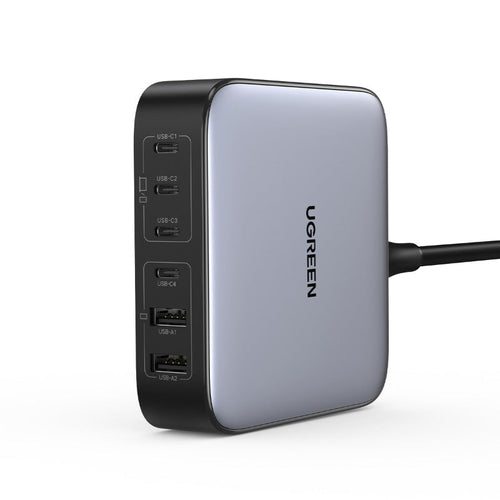 Ugreen CD271 200W PD GaN (4C2A) Desktop Charger (Grey)