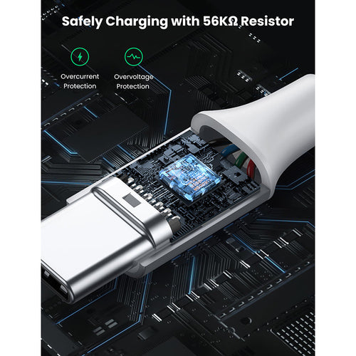 Ugreen US288 USB-C To USB A 2.0 1M White Male Cable