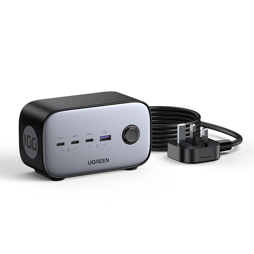 Ugreen CD270 Nexode 100W PD GAN Desktop Charger (3C1A) and 2 A/C Sockets