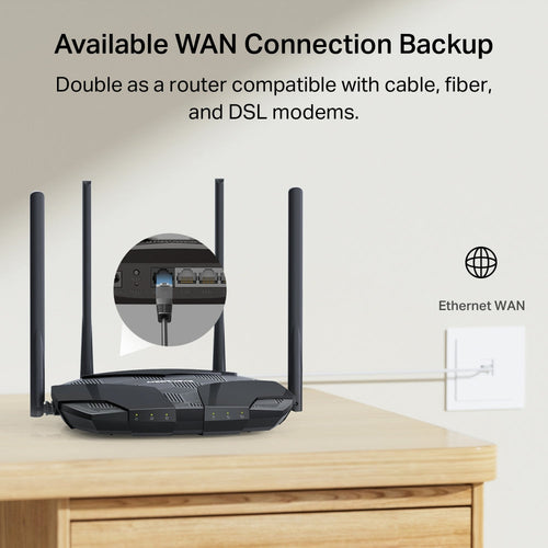 Mercusys MB235-4G Cat6 AC1200 WiFi Dual Band Router