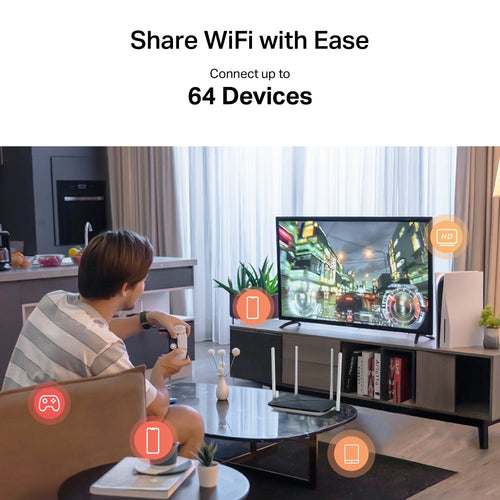 Mercusys MB135-4G AC1200 WiFi Dual Band 4G LTE Router
