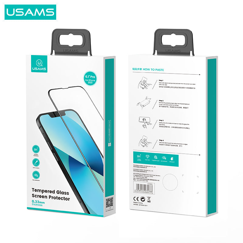 Usams US-BH785 Temperd Glass Protector for iPhone 13