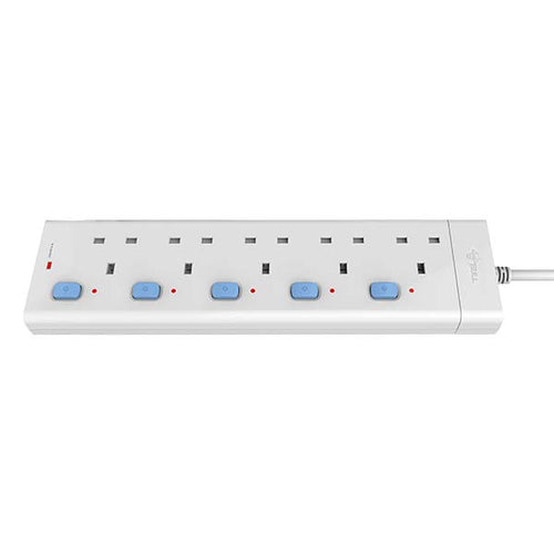 Bull E305T-30 5Way 3M Power Extension Socket with Surge Protection