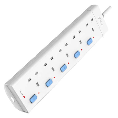 Bull E305T-30 5Way 3M Power Extension Socket with Surge Protection