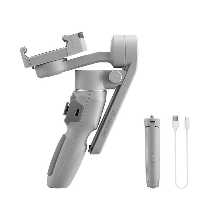 Zhiyun Smooth-Q3 3-Axis Mobile Gimbal With Lights (Grey)