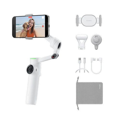 Insta360 Flow 2 Pro Creator Bundle (Summit White)