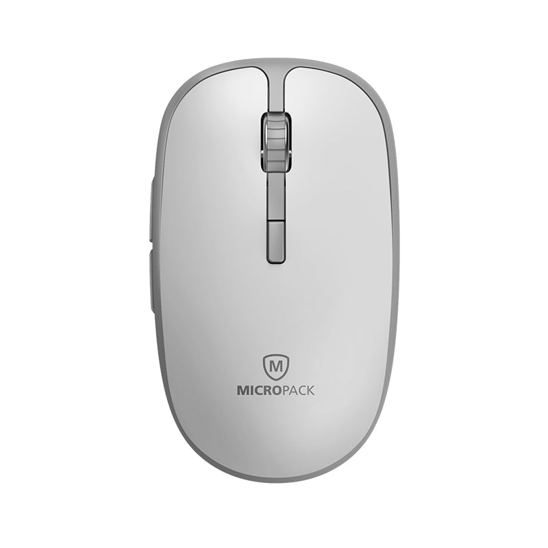 MicroPack MP-729B-WH Speedy Slient 2 Dual Modes Wireless Mouse (White)