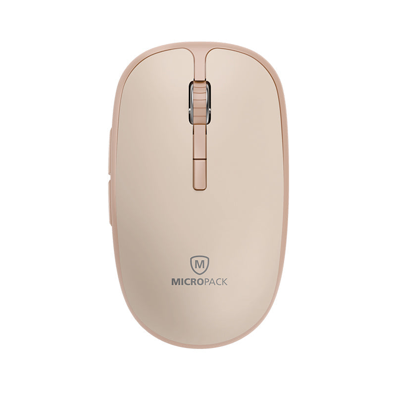 MicroPack MP-729B-CR Speedy Slient 2 Dual Modes Wireless Mouse (Cream)