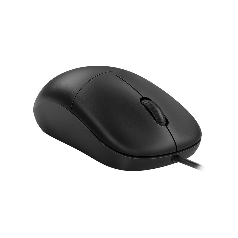 MicroPack M-105-BK Essential Wired Optical Mouse (Black)