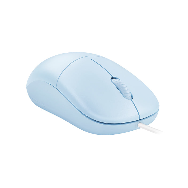 MicroPack M-105-BL Essential Wired Optical Mouse (Blue)