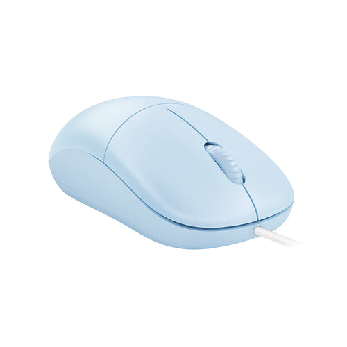 MicroPack M-105-BL Essential Wired Optical Mouse (Blue)