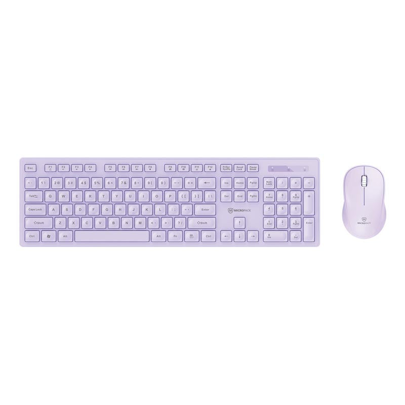 MicroPack KM-237W-EN-PL iFree Lite 2 Wireless Combo (Purple)