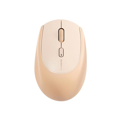 MicroPack MS-201W-CR Lifestyle 2.4G + Bluetooth Wireless Mouse, Cream