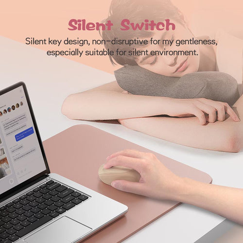 MicroPack MS-201W-CR Lifestyle 2.4G + Bluetooth Wireless Mouse, Cream