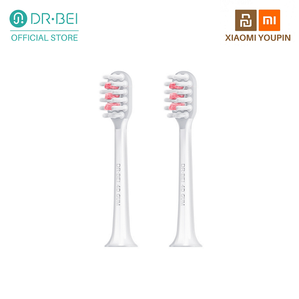 DR.BEI Sonic Electric Toothbrush Head 4D Clean (Pink)-For S7