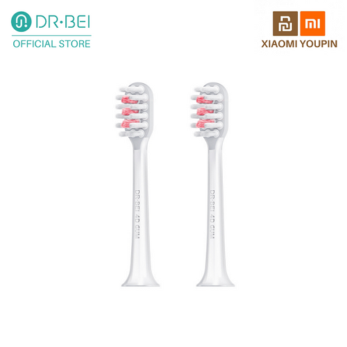 DR.BEI Sonic Electric Toothbrush Head 4D Clean (Pink)-For S7