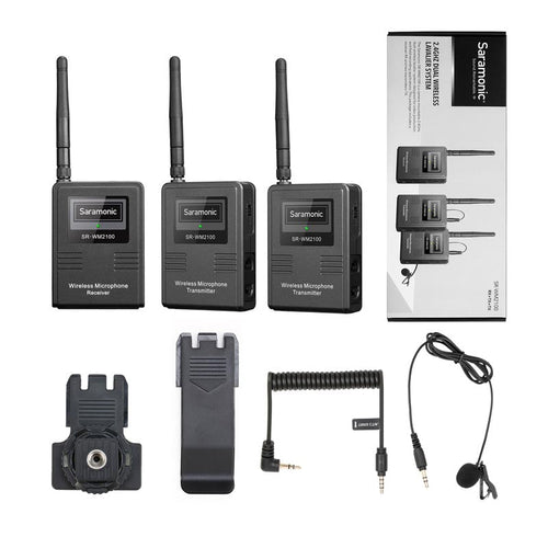 Saramonic SMC-WM2100 Camera Mountable 2.4GHz Wireless Microphone