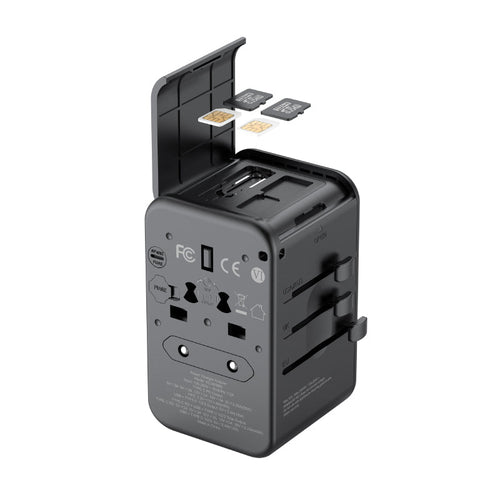 Budi AC355B65 65W GaN Global Travel Charger with Storage Box