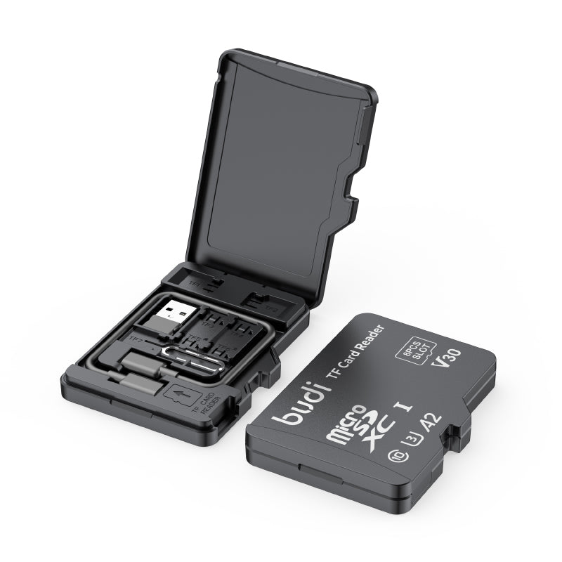 Budi CP580B TF Card Reader with TF Card Appearance