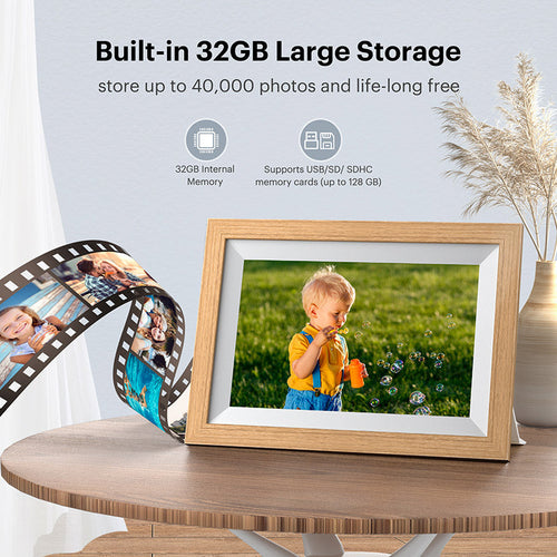 Kodak RCF-1012W 10-inch Digital Photo Frame Wi-Fi 32GB (Burlywood)
