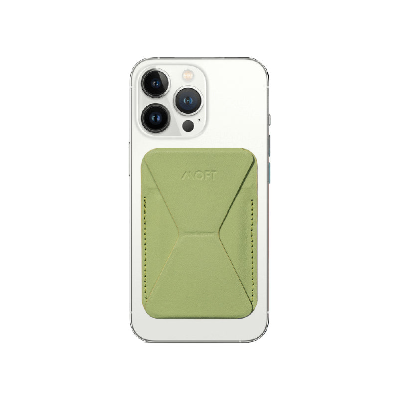 Moft MagSafe Compatible Snap-On Phone Stand & Wallet (Sprout)