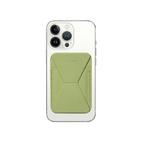 Moft MagSafe Compatible Snap-On Phone Stand & Wallet (Sprout)
