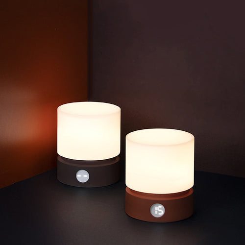 HBK HBKYZD-01 Cylindrical Night Light (Cocoa)