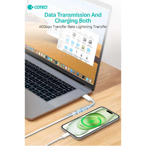 COTECi USB-C to USB-C TPE 60W Fast Charging Cable 1M