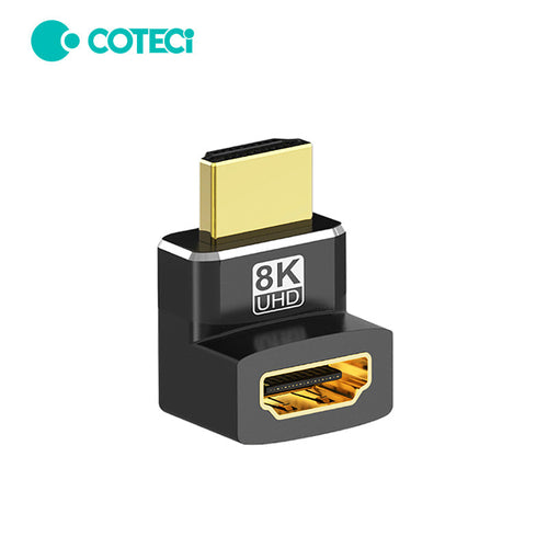 COTECi 8K HDMI Male to Female 270 Degrees Adapter