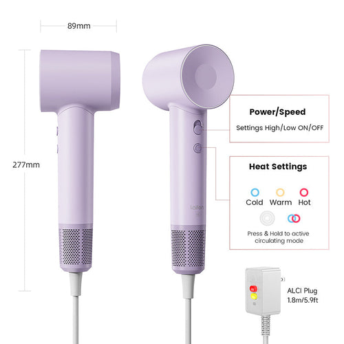 Laifen Swift SE Hair Dryer (Light Purple)