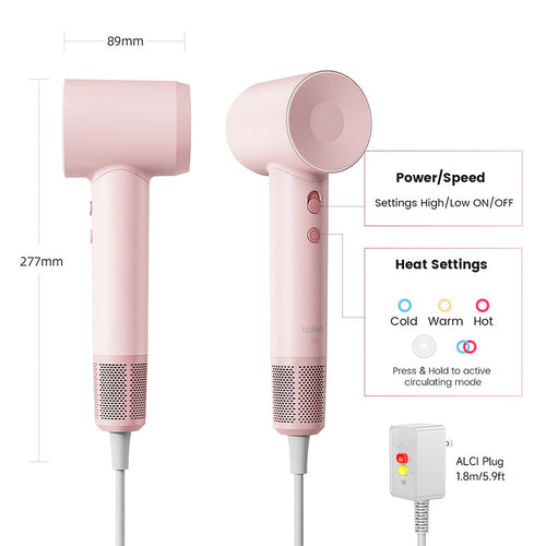 Laifen Swift SE Hair Dryer (Light Pink)