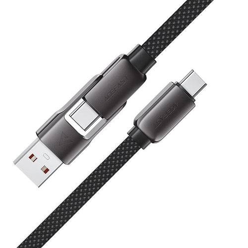 Acefast C13-04 USB-A / USB-C to USB-C Charging Data Cable 1.2M