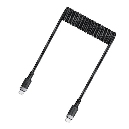 Acefast C14-03 60W USB-C to USB-C Spring Charging Data Cable 1.2M